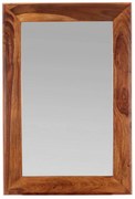 Zrkadlo Tara 60x90 indický masív palisander Svetlomedová