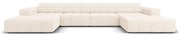 Krémová rohová pohovka (do "U") Chicago – Cosmopolitan Design
