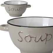 Kameninová miska na polievku Soup 650 ml béžová