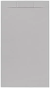 Sprchová vanička obdĺžniková SAT Fusion 100x80 cm liaty mramor gris perla SATFU10080GRP