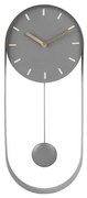 Karlsson 5822GY Dizajnové kyvadlové nástenné hodiny, 50 cm