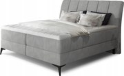 Manželská posteľ Boxspring 180 cm Alberto (béžová) (s matracmi)