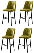 Sada barových stoličiek Vento Green, 4 ks, 4 ks