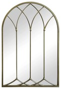 Bronzové antik kovové nástenné zrkadlo Archia - 60*3*90 cm