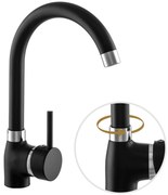 Gamma Beta, stojanková drezová batéria, čierna matná škvrnitá, GMA-BB-BK