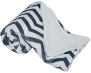 Obojstranná baránková deka, geometrický vzor, 150x200, FUTURO