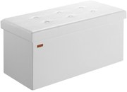 InternetovaZahrada Úložná lavica 80x38x38 cm - biela