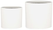 Blumfeldt Gendt, kvetináč, vrchný kvetináč, súprava 2 kusov, veľkosti L/XL, fiberstone, interiér/exteriér