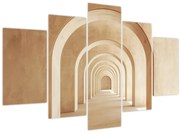 Obraz - Béžový priechod (150x105 cm)