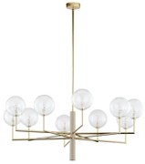 Jupiter 1976 - Luster na tyči FEME 10xG9/10W/230V zlatá