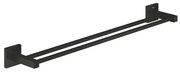 GROHE 411042430 - Dvojramenný držiak na uteráky START CUBE 654 mm čierny
