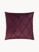 Zamatový poťah na vankúš s diamantovým vzorom Nobless