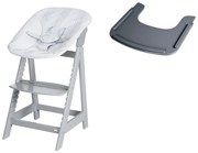 roba Detská vysoká stolička Born Up Zickzack 2 v 1 + Pultík k jedálenskej stoličke  (800008531)