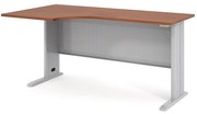 Ergonomický stôl Impress 160 x 90 cm, ľavý, tmavý orech