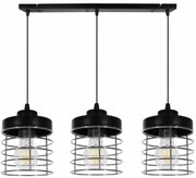 Závesné svietidlo Rasti, 3x drôtené tienidlo (výber z 2 farieb), ch