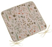 Bellatex Sedák DITA hladký Vetvičky režná, 40 x 40 cm