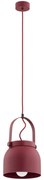 Argon 8282 - Luster na lanku LOGAN 1xE27/15W/230V pr. 20 cm červená