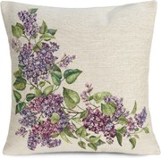 GOBELÍNOVÁ DEKORAČNÁ OBLIEČKA NA VANKÚŠ SYRINGA1 45X45 CM VZOROVANÁ