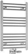 Aqualine Aqualine, ALYA vykurovacie teleso rovné 500x803mm, stredové pripojenie, chróm, LLS301