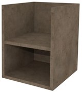 Mereo, Mereo Aira, kúpeľňová skrinka 40 cm, spodná, Multidecor, Betón Chicago tmavosivý, MER-CN795SBCS2