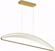 Toolight Toolight, stropné svietidlo 100cm, 50W, 4000K, 3500lm, G124-CP, zlatá, OSW-02616