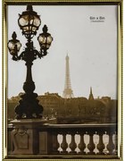 Kovový fotorám 15x20 zlatý