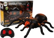 LEAN Toys Obrovský batériový R/C pavúk na diaľkové ovládanie čierno-oranžový