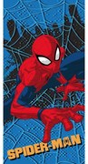 Červená/modrá detská osuška z mikrovlákna 70x140 cm Spider-man – Jerry Fabrics