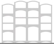 Zostava Bloc Cellier Robust bílá, kapacita fliaš: 186