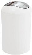 Odpadkový kôš voľne stojací Kleine Wolke Glossy 5 l biela 5063115858