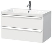 Kúpeľňová skrinka s umývadlom Naturel Pavia 85x53x49 cm biela mat PAVIA385ZBI
