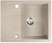 Novaservis Drezy - Granitový drez 580x480 mm, Piesková, DRGM48/58SA