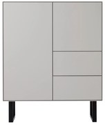 Svetlosivá vysoká komoda 91x111 cm Edge by Hammel – Hammel Furniture