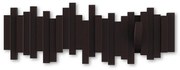 Tmavohnedý plastový nástenný vešiak Sticks – Umbra