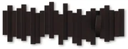 Tmavohnedý plastový nástenný vešiak Sticks – Umbra