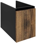 Sapho Sapho, LOREA skrinka spodná dvierková 30x44x51,2cm, pravá/ľavá, dub collingwood/čierna matná, LE030-1935