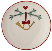 Bloomingville Kameninový tanier Yule Nature Lesní roh