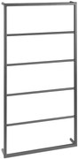 Sapho Sapho, SKA nástenný sušiak uterákov 600x1150x100mm, čierna mat, SKA502