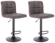 2x Barová stolička Hawaj CL-3232-1 | tmavo šedá