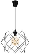 Luster na lanku GALL 1xE27/60W/230V čierna