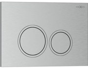 Mexen Tex 01, tlačidlo na splachovanie, brúsený nikel, 6101-10