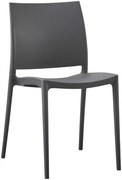Stolička Meton - Tmavo sivá