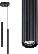 Závesné svietidlo Arche, 2x čierne kovové tienidlo, o