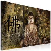 Artgeist Obraz - Buddha statue Veľkosť: 120x80, Verzia: Premium Print