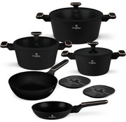 BerlingerHaus Súprava riadu s titánovým povrchom Black Rose, 10 ks