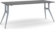 Rokovací kancelársky stôl WIDE, 180x80 cm, grafit