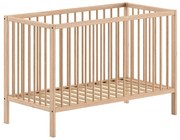 Postieľka z borovicového dreva v prírodnej farbe 60x120 cm DINO – Vipack