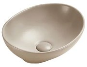 Mexen Elza, umývadlo na dosku 40 x 33 cm, cappuccino matná, 21014064