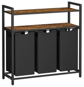 Kôš na bielizeň s 3 priehradkami BLH213B01