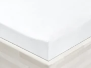 Jersey napínacie prestieradlo JR-031 Biele 90 x 200 - výška 20 cm